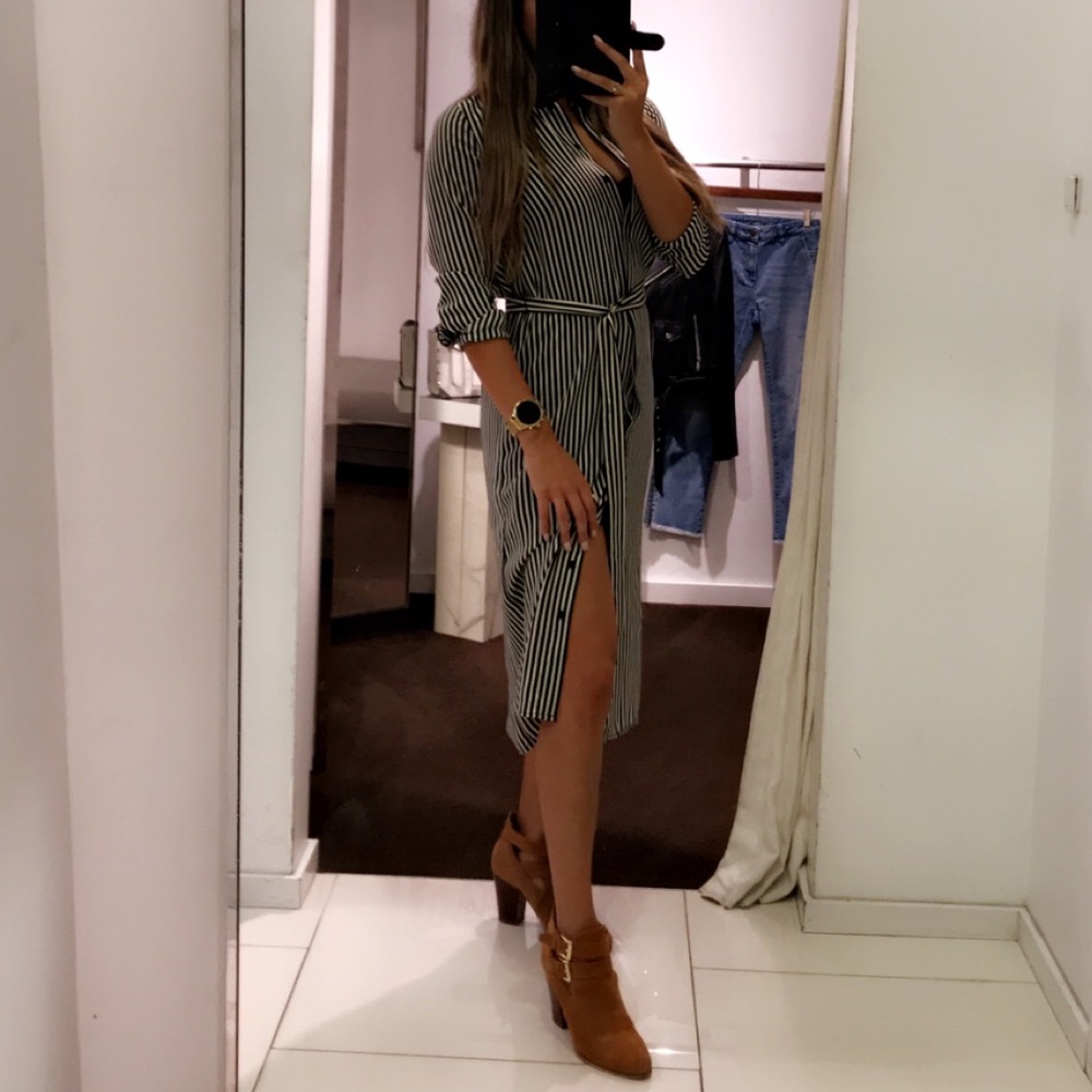 Michael Kors striped dress XXS